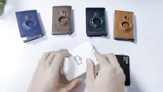 Rfid Card Holder Men Wallets Money Bag Male Black Short Purse 2022 Small Leather Slim Wallets Mini Wallets For Airtag Air Tag
