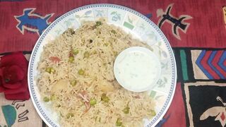 Aloo Pulao Recipe Chatpata Masaleder Aloo Matar Pulao  Matar