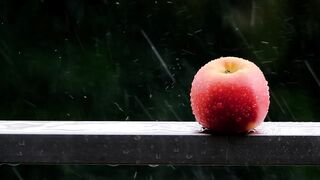 Apple ???? in Rain