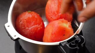 Red chutney in unique  recipe of red garlic chutni|cookandlook|