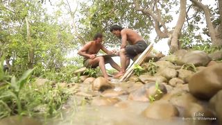 Building Double Underground Water Slide and a Lucky House 2022_HD_60fps