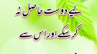Golden words . Aqwale zareen in urdu