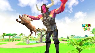 Golde got monster and lion _ Hindi kahaniya