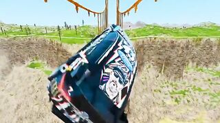 Car jumps in different gravity ???? #shorts.