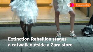 Runway show protests fast fashion in Argentina