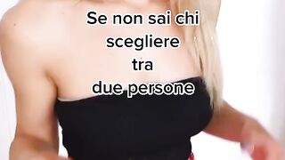 MASHA CAPSIZ ( COME FARE LA SCELTA GIUSTA)