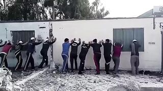 Funny videos. Brack wall.
