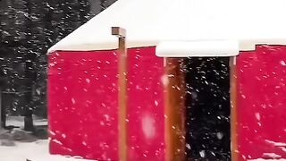 Ushu Forest Kalum Swat Valley Beautiful Snow Fall View