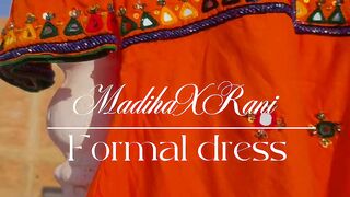 Mirror work hand work MadihaXRani collection