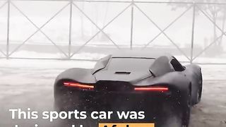Afghan engineers make sports car from 'scraps of war'