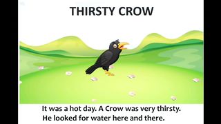 Thirsty crow