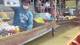 Thailand floating markeet.  Floating markeet Thailand