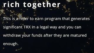 Earn TRX