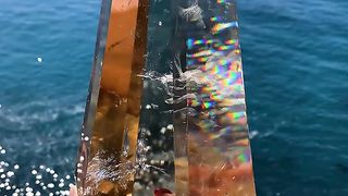 Rainbowy Citrine over the Pacific Ocean ????????????.