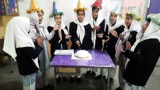 Birthday celebration in Haider School