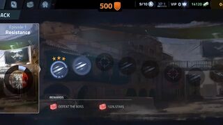 I Play Cover fire game in mobile