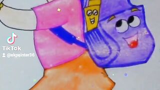 How to Draw a beautiful Dora Drawing Tutorial