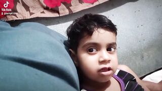 Baby smile and laugh mood