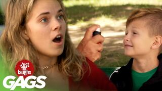 Kid Learns About Pepper Spray The Hard way.