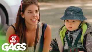 Don't kick the baby Prank