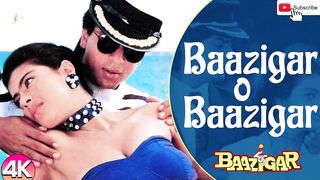 Baazigar O Baazigar - 4K VIDEO SONG | Shahrukh & Kajol | Baazigar