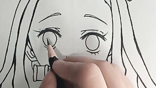How to draw Anime. Easy to Draw NEZUKO
