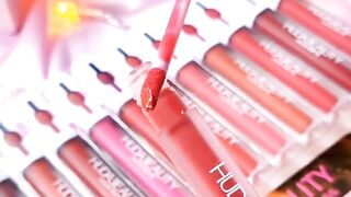 Online cosmetics lip gloss , 12 lip gloss box, Huda lip gloss
