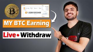 Live withdraw BTC Mining Earning | My BTC Earning | CryptoTab Earning Withdraw