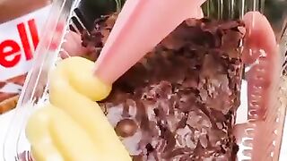 Nutella chocolate brownie