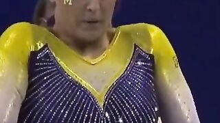 Abby brenner 9.875 on vault! comment your favorite college gymnast so i can feature tnem!.