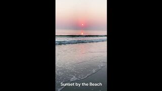 #Sunset by the beach