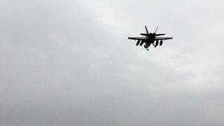 F/A18 Hornet Field Carrier Landing