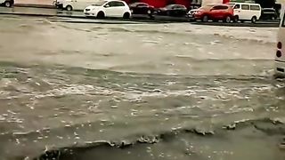 Heavy Flood in Dubai