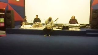 Singing in very awesome voice