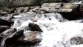 Beautiful Nature Video in 4K (Ultra HD) - Autumn River Sounds