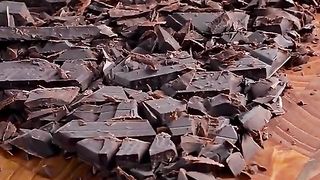 Fried chocolate