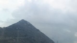 Beautiful weather in evening makkah