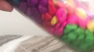 Marble candies vacuumed #short #asmr #candies #colors