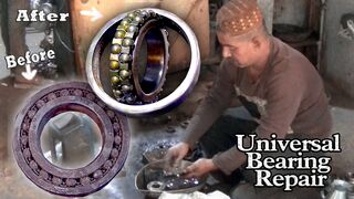 How to Clean Old Universal Bearing //old rusty universal bearing repair able to reuse