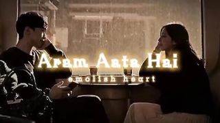 0:12 / 4:57 Aram Ata Hai Deeder se Tere (Ek Lamha) Slowed + Reverb _ Lyrics @Azaan sami khan
