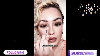 Testing faux freckles using tweezers & brow pomade