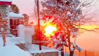 Snow fall murree and weather clearly