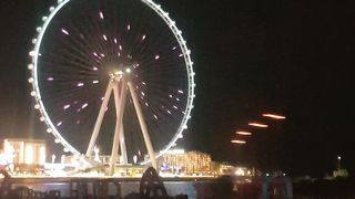 Drone Lighting Show Dubai || Marina Beach || Ain Skywheel || #febspot #viral #trending #Dubai