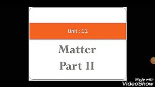 Matter part 2