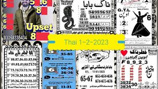 Thailand Lottery Chand Raat guess paper |1/2/2023
