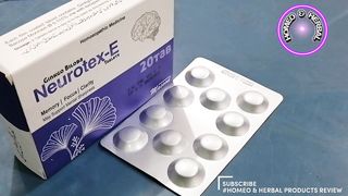 Neurotex-E Tablets | Memory | Focus | Clarity | May Support Mental Sharpness | Review in Hindi/Urdu