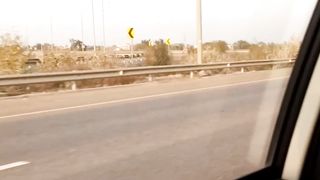 Natural view at road side Multan to Lahore motreways#nature#viralvideo