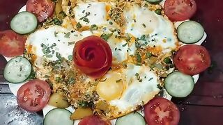 Aloo Matar Aur Anda Ka Amlet آلو مٹر اور انڈے کا آملیٹhttps://youtube.com/@janesarfoods