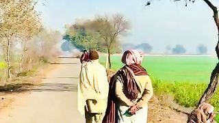 Cold morning in a village