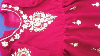 Gota Patti work dress design